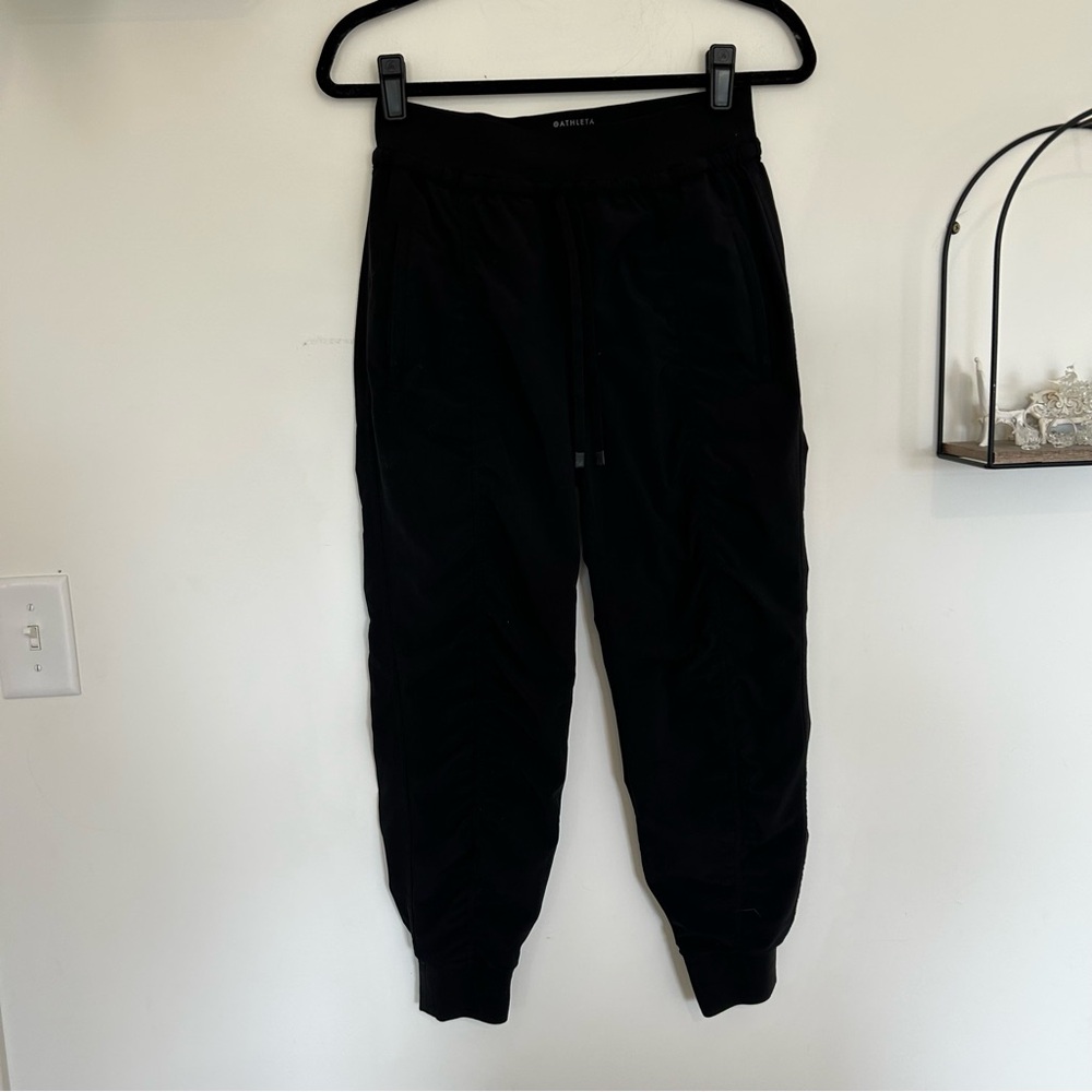 Athleta Black Attitude Lined Pants Size 4 Petite